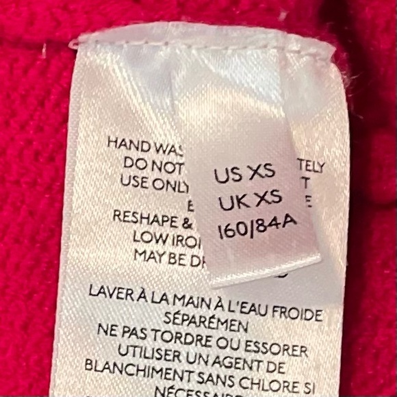 Anthropologie Maeve Hot Pink Crystal Tunic Turtleneck Sweater - Picture 9 of 12